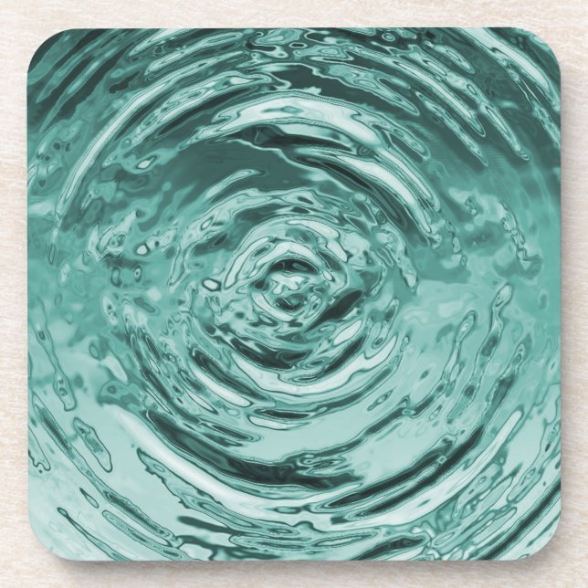Porta-copo Ripple Teal (Frente)