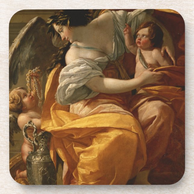 Porta-copo Riqueza (óleo em canvas) (Frente)