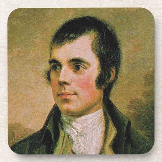 Porta-copo Robert Burn, comemorando a noite do Burn (Frente)