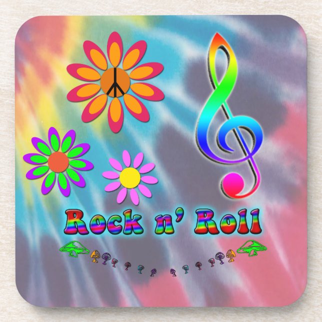 Porta-copo Rock n' Roll (Frente)