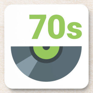 Porta-copo Rock Record dos anos 70