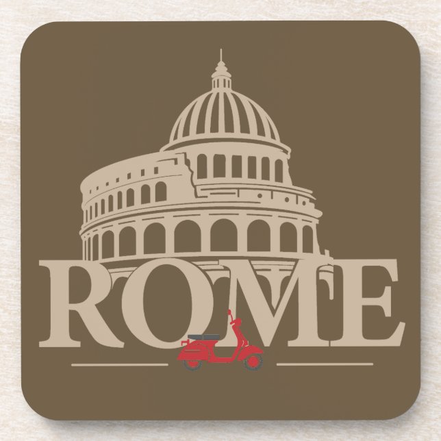 Porta-copo Roma Itália Europa (Frente)