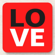 Romance Único do Amor com Fundo Vermelho