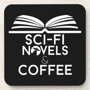 Porta-copo Romances de Ficção Científica e Café