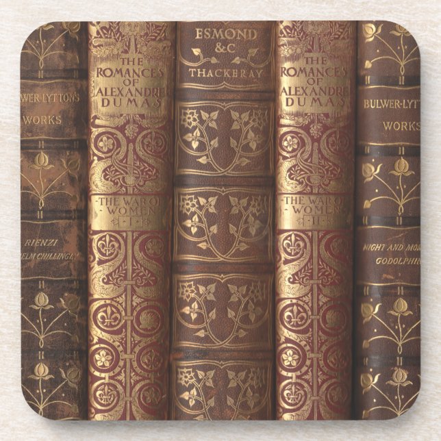 Porta-copo Romances of Alexandre Dumas (Book Spines) (Frente)