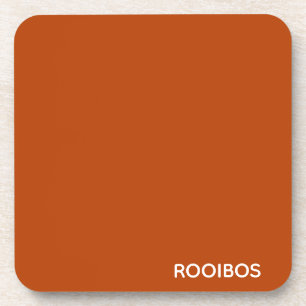Porta-copo Rooibos - cor vermelha castanho