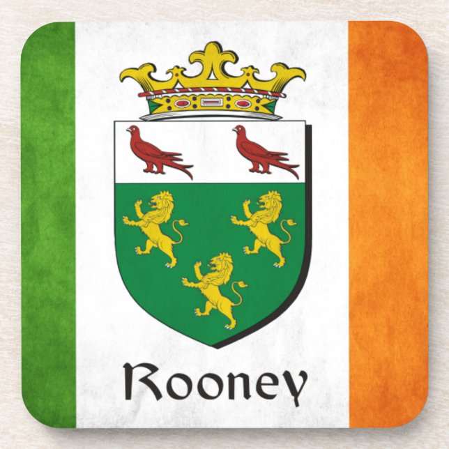 Porta-copo Rooney Irish Flag (Frente)