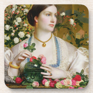 Porta-copo Rosa da benevolência, 1866 (óleo no painel)