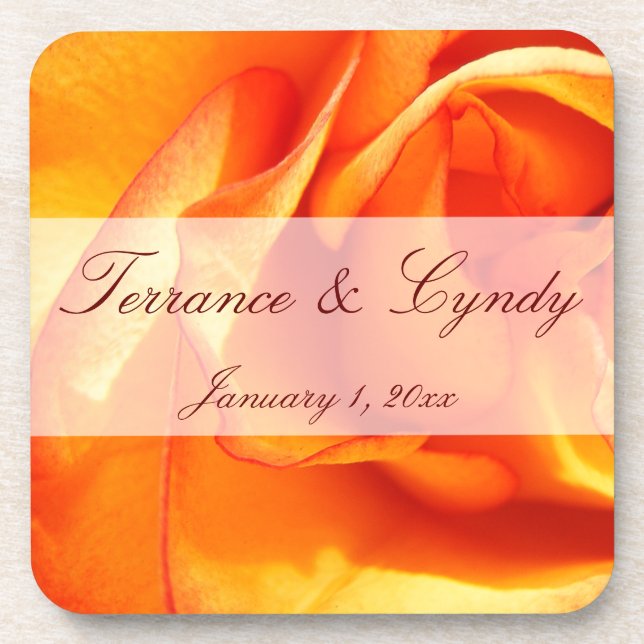 Porta-copo Rosa de sinalização (Frente)