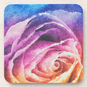 Porta-copo Rosa de Watercolor