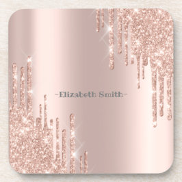 Porta-copo Rosa Elegante