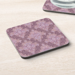 Porta-copo Rosa Lavanda Empoeirada Lilás Mauve Damask Elegant
