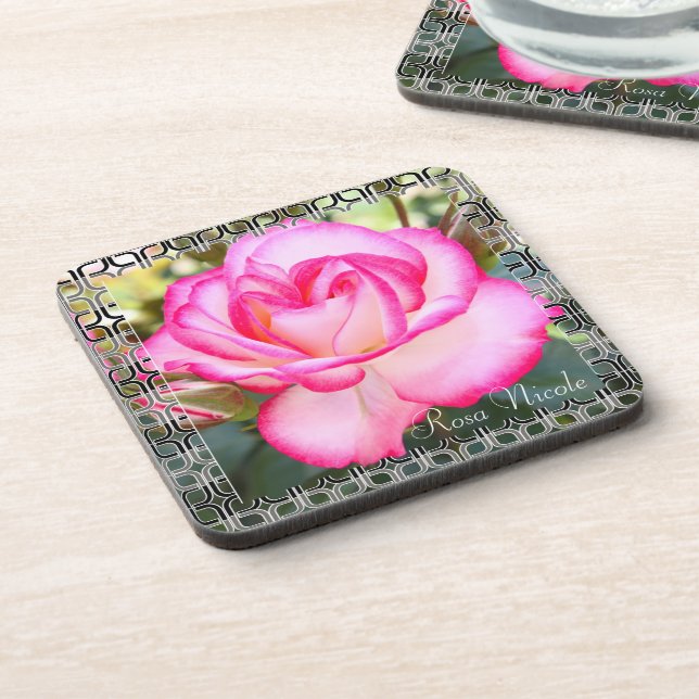 Porta-copo Rosa Nicole [Conjunto de Portas copos Plásticas do (Left Side)