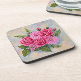 Porta-copo Rosas com Dálmata