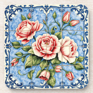 Porta-copo rosas coradas do apoio de Lisboa