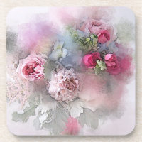 Rosas de Buquê de Modelo de Aquarela Elegante