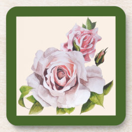 Porta-copo Rosas esculturais em um conjunto de Portas copos