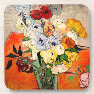 Porta-copo Rosas Van Gogh e Anemones