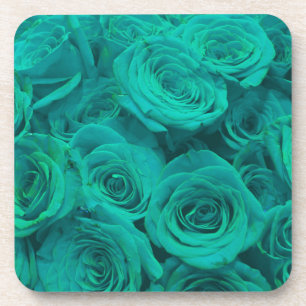 Porta-copo Rosas verdes Elegante
