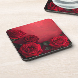 Porta-copo Rosas Vermelhas Góticas Elegantes