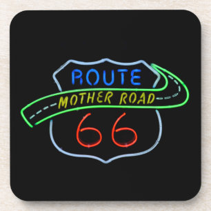 Porta-copo Rota 66, A Estrada-Mãe, Sinal de Neon