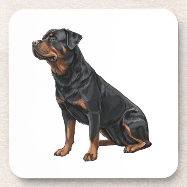 Porta-copo Rottweiler (Frente)