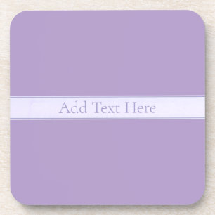 Porta-copo Roxo Lavanda Leve Elegante Personalizável