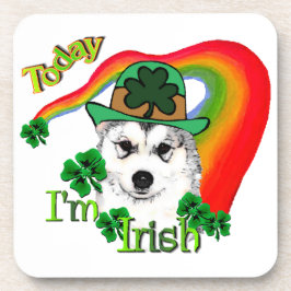 Porta-copo Rua Malamute do Alasca. Dia de Patrick