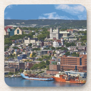 Porta-copo Ruas. John's, Newfoundland, Canada, a costa