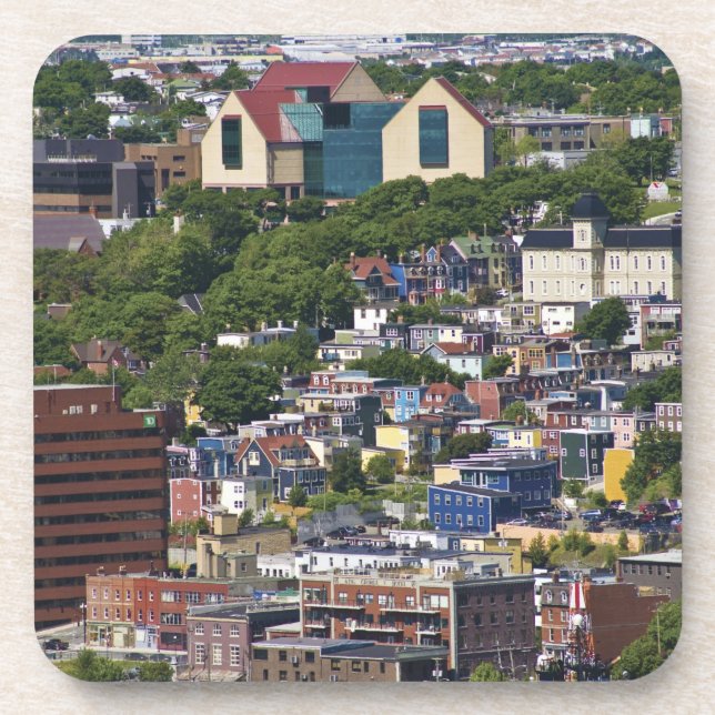 Porta-copo Ruas. John's, Newfoundland, Canada, o (Frente)