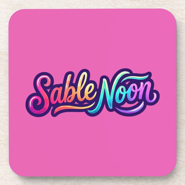 Porta-copo Sable Noon - Logotipo Básico (Frente)