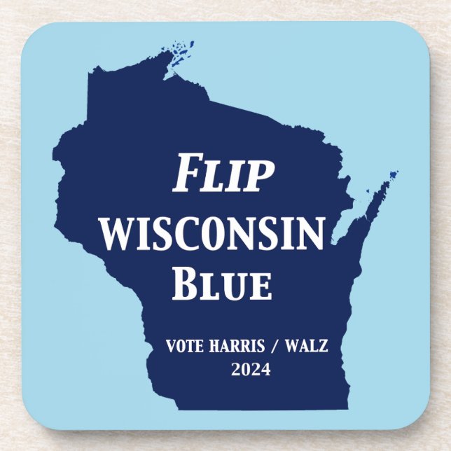 Porta-copo Sacudir Wisconsin Blue em 2024 (Frente)