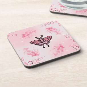 Porta-copo Sakura Bliss, Pink Moth, Sakura Fundo