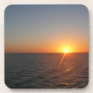 Porta-copo Salto do Sol no Mar III Horizonte Oceano