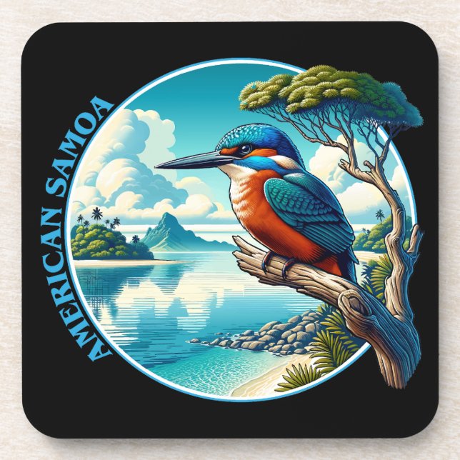 Porta-copo Samoa Sul do Pacífico Americano (Frente)