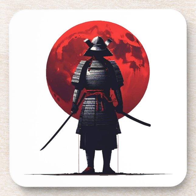Porta-copo Samurai japonês (Frente)