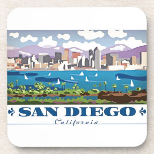 Porta-copo San Diego Skyline