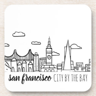 Porta-copo San Francisco Skyline