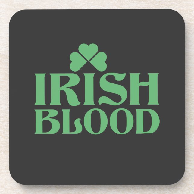 Porta-copo sangue irlandês (Frente)