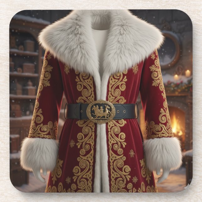Porta-copo Santa Christmas Suit - Festive  (Frente)