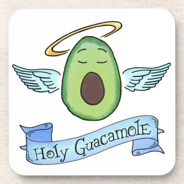 Porta-copo Santa Guacamole (Frente)