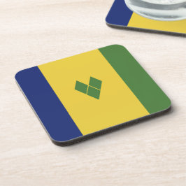 Porta-copo Santo Vincent e bandeira das Granadinas