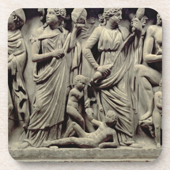 Porta-copo Sarcófago com o alivio que descreve o PROMETHEUS e (Frente)