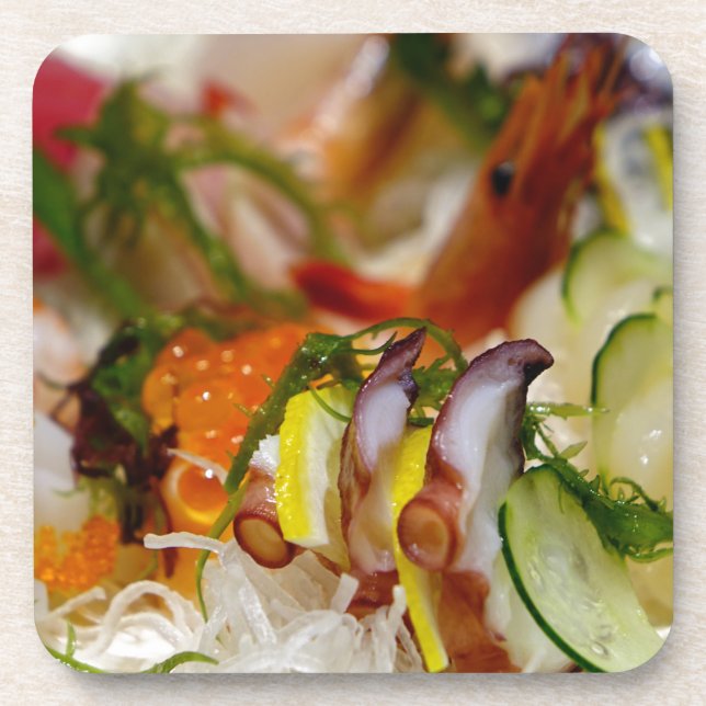 Porta-copo Sashimi Salmon Fish Comida marisco Japonês (Frente)