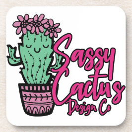 Porta-copo SASSY CACTUS DESIGN GO [logotipo 1]