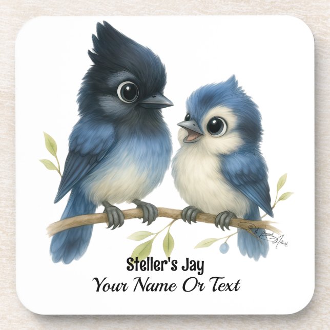 Porta-copo Sassy Steller's Jay (Frente)