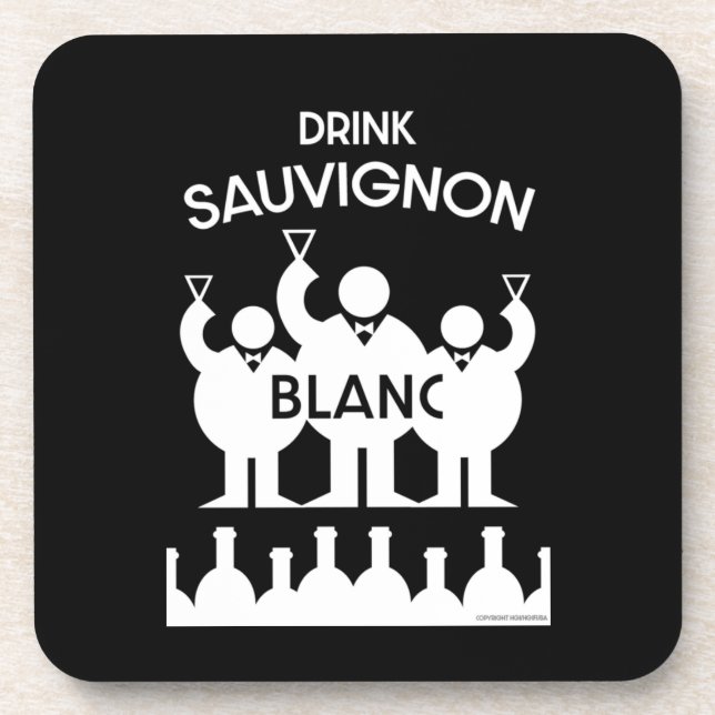 Porta-copo Sauvignon Blanc Wine Drinker (Frente)