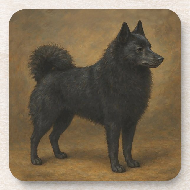 Porta-copo Schipperke (Frente)