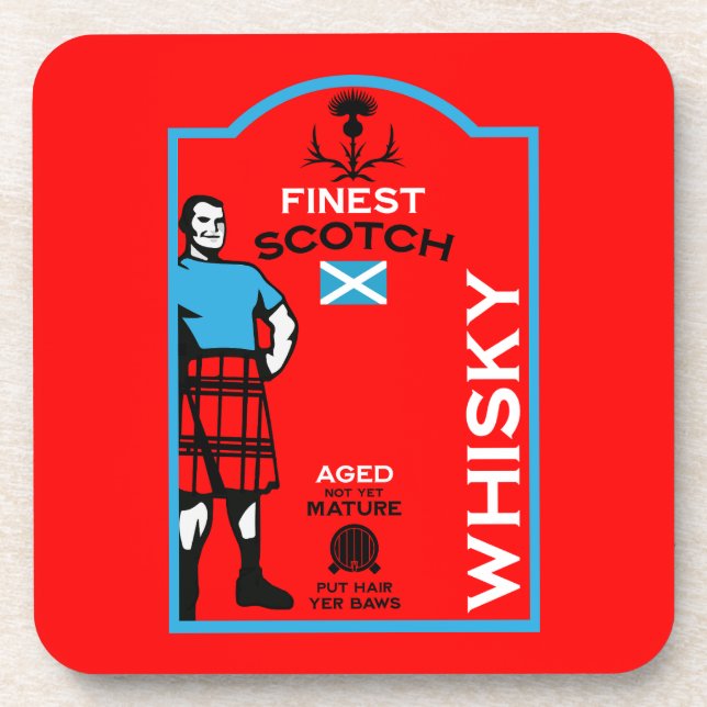 Porta-copo Scotch Whisky Drinker (Frente)