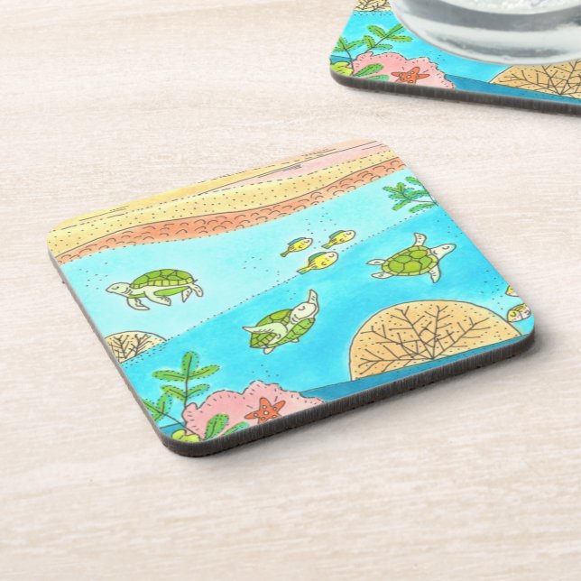 Porta-copo Sea Turtle Rainbow Beach Adventure (Left Side)